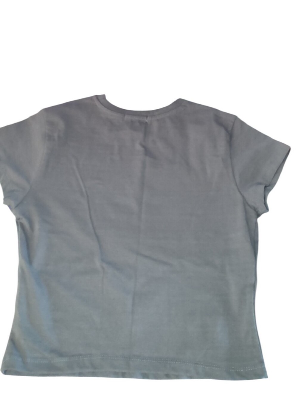 Love Theory Essentials Gray Cute  Kitten Graphic Cropped Tee Baby Tee Y2K Size M - Picture 2 of 5